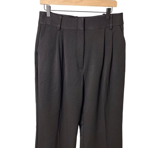 Favorite Daughter The Favorite Pant Black Size 12 High Waist Wide Leg FEWOPP8505 - Picture 3 of 10